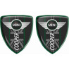 Mini Cooper Badges 70mm Adhesivos x2