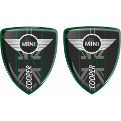 Mini Cooper S Badges 70mm adesivos x2