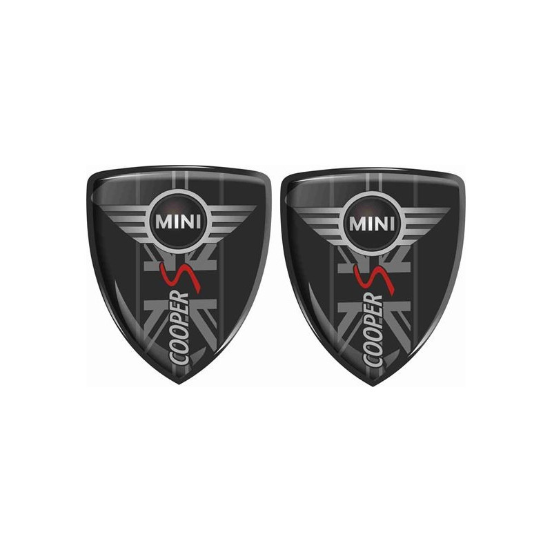 Mini Cooper S Badges 70mm Aufkleber x2