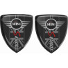 Mini Cooper S Badges 70mm Aufkleber x2