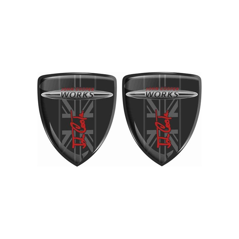 Mini Cooper S Badges 70mm Aufkleber x2