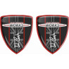 Mini Cooper S Badges 70mm Aufkleber x2