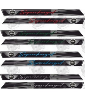 Mini R52 / R53 Supercharged Badges decals x2