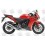 Honda CBR 500R YEAR 2013 RED STICKERS (Compatible Product)