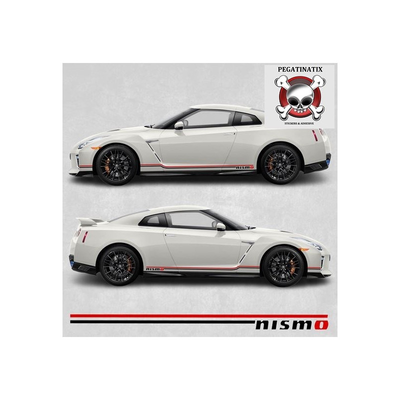 NISSAN GTR side Stripes AUFKLEBER