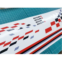 Nissan 300ZX / 350z / 370z / Skyline /200SX Nismo Side & Bonnet Stripes STICKERS