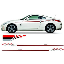 Nissan 300ZX / 350z / 370z / Skyline /200SX Nismo Side & Bonnet Stripes STICKERS AUFKLEBER