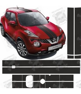 Nissan Juke Sporty 2010 - 2019 Stripes STICKERS (Compatible Product)