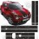 Nissan Juke Sporty 2010 - 2019 Stripes ADESIVI (Prodotto compatibile)