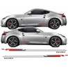 Nissan 350Z / 370Z Nismo side Stripes AUTOCOLLANT