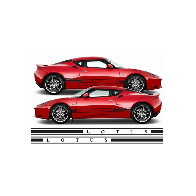 Lotus Evora side stripes ADESIVI