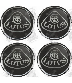 LOTUS Wheel centre Gel Badges Adhesivos x4
