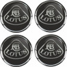 LOTUS Wheel centre Gel Badges Adhesivos x4