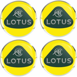 LOTUS Wheel centre Gel Badges Badges adesivos x4