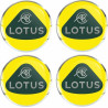LOTUS Wheel centre Gel Badges Adhesivos x4