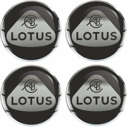 LOTUS Wheel centre Gel Badges Autocollant x4