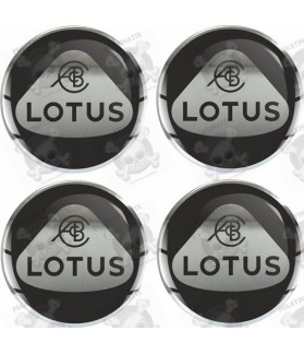 LOTUS Wheel centre Gel Badges Stickers decals x4 (Compatible Product)