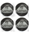 LOTUS Wheel centre Gel Badges Stickers decals x4