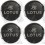 LOTUS Wheel centre Gel Badges Aufkleber x4 (Kompatibles Produkt)