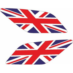 Lotus Exige S series 3 rear Wing GB Flag AUTOCOLLANT