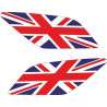Lotus Exige S series 3 rear Wing GB Flag STICKER