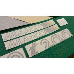 Opel Manta B i200 full restoration adesivos