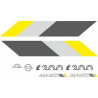 Opel Manta B i200 full restoration adesivos