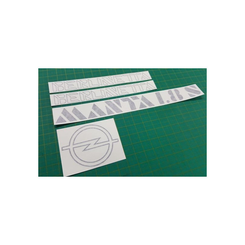 Opel Manta 1.8 S Berlinetta B2 1982 - 1988 decals