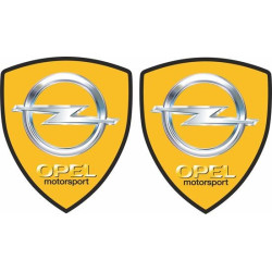 Opel Motorsport Wing Panel Badges 80mm adesivos