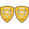 Opel Motorsport Wing Panel Badges 80mm Adhesivos