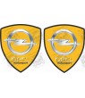 Opel Motorsport Wing Panel Badges 80mm Stickers