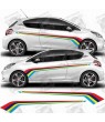 Peugeot 208 PTS Rallye Stripes stickers