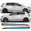 Peugeot 308 PTS Rallye Stripes aufkleber (Kompatibles Produkt)