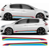 Peugeot 308 PTS Rallye Stripes decals