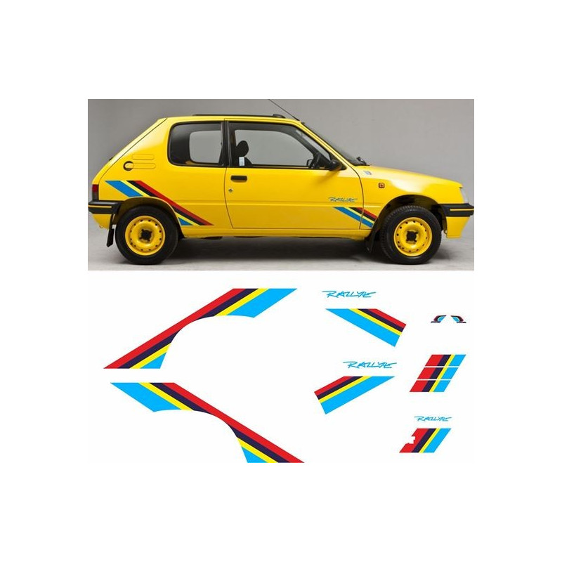 Peugeot 205 Rallye decals