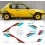 Peugeot 205 Rallye decals (Compatible Product)