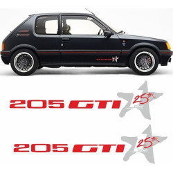 Peugeot 205 Rallye aufkleber