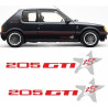 Peugeot 205 Rallye adhesivos