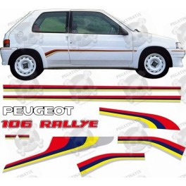 Peugeot 106 Rallye Stripes autocollant