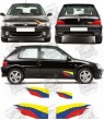 Peugeot 106 Rallye Stripes aufkleber