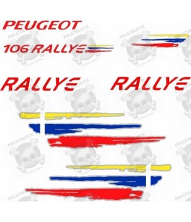 Peugeot 106 Rallye Stripes decals (Compatible Product)