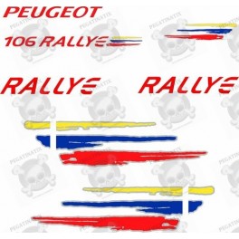 Peugeot 106 Rallye Stripes adesivos