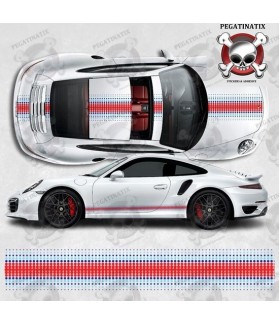 Porsche 991 MARTINI Stripes STICKERS (Compatible Product)