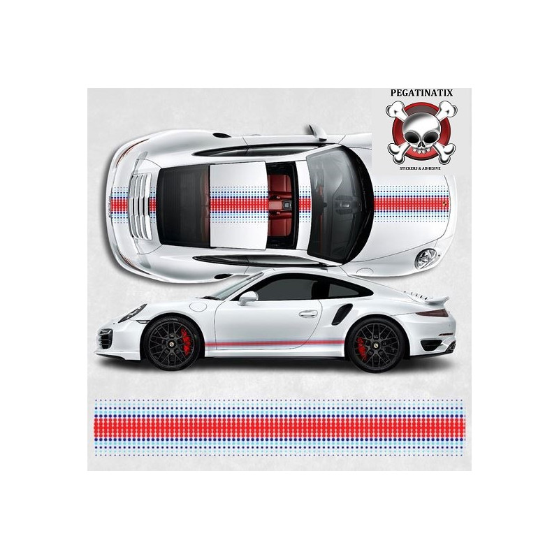 Porsche 991 MARTINI Stripes ADESIVI