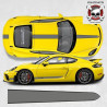 PORSCHE 781 Cayman GT4 over the top & side Stripes AUFKLEBER