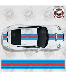 PORSCHE 911MARTINI Stripes STICKERS (Compatible Product)