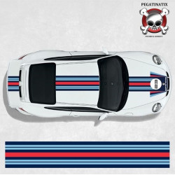 PORSCHE 911MARTINI Stripes ADHESIVOS