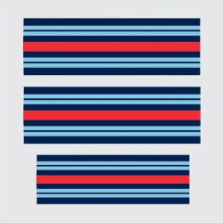 PORSCHE 911MARTINI Stripes ADESIVOS