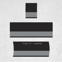 PORSCHE 991 GT3 RS Stripes ADESIVI