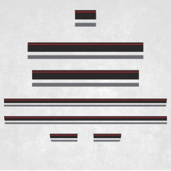 PORSCHE 992 / 991 Stripes AUTOCOLLANT